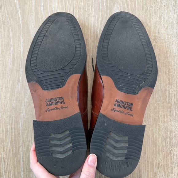 Johnston & Murphy Rich Brown Leather Derbys main image 8